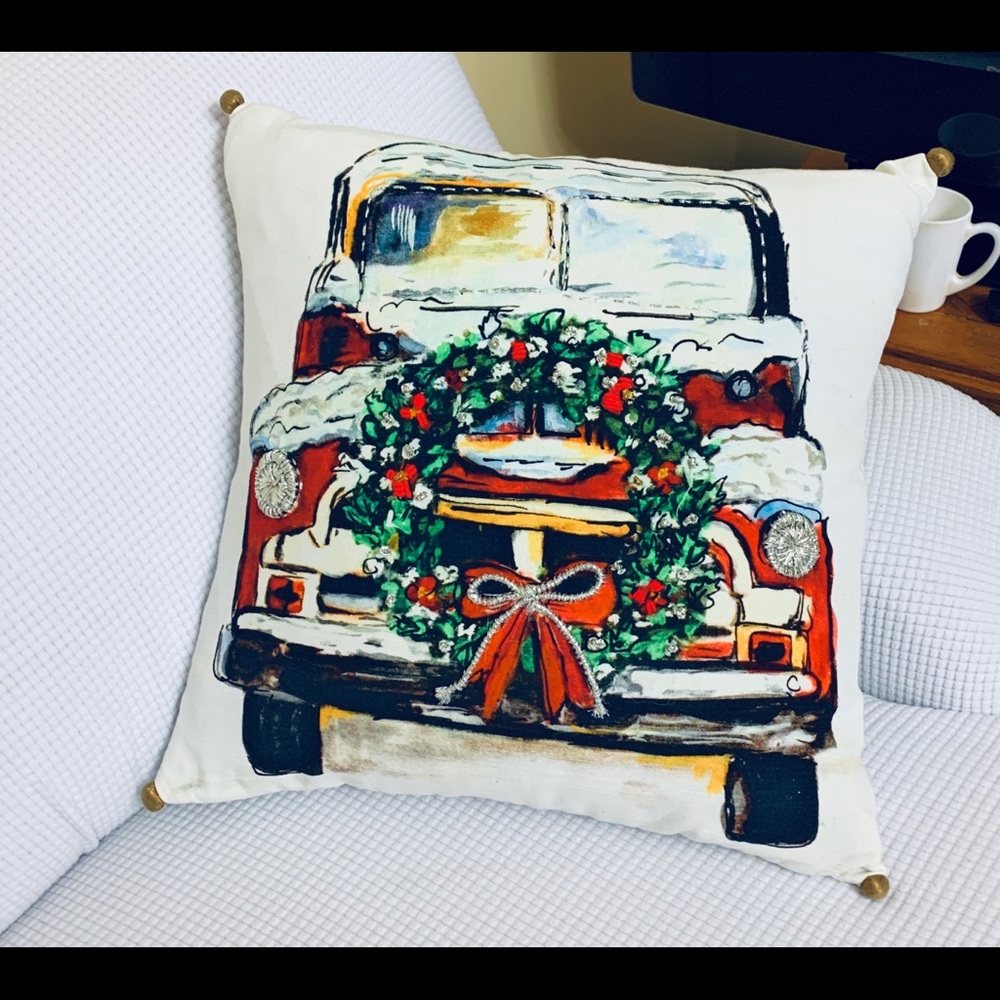 Christmas throw pillow cover holiday decor